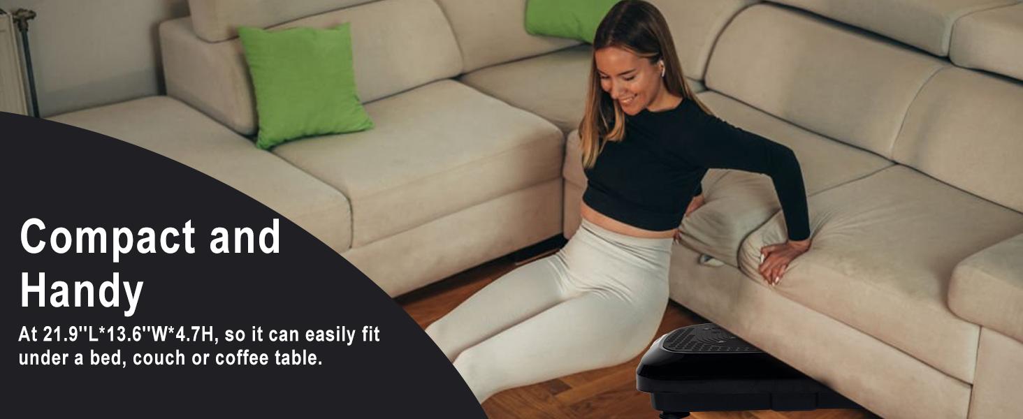 Vibration Plate Exercise Machine for Lymphatic Drainage,Power Plate Vibrating Platform ,Shaker for Weight Loss,Waver Board with 120 Levels for Home Gym