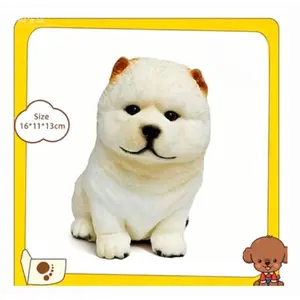 Fluffy Chow Chow Squishy Dog Soft TPR Stress Relief Squeeze Toy