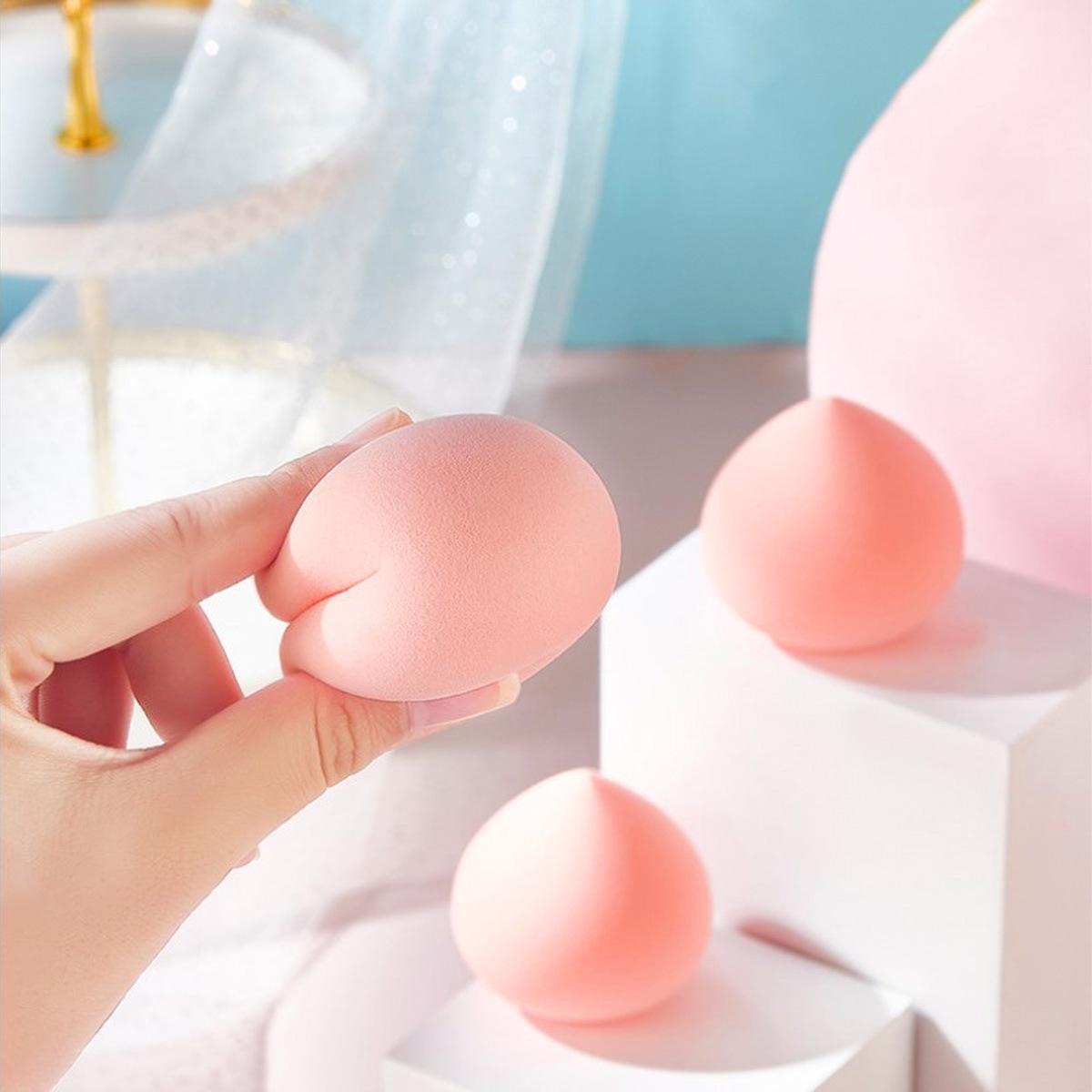 16PC Green Cute Puff Peach with Makeup Bag Beauty Tool Set Makeup Brush Set Makeup