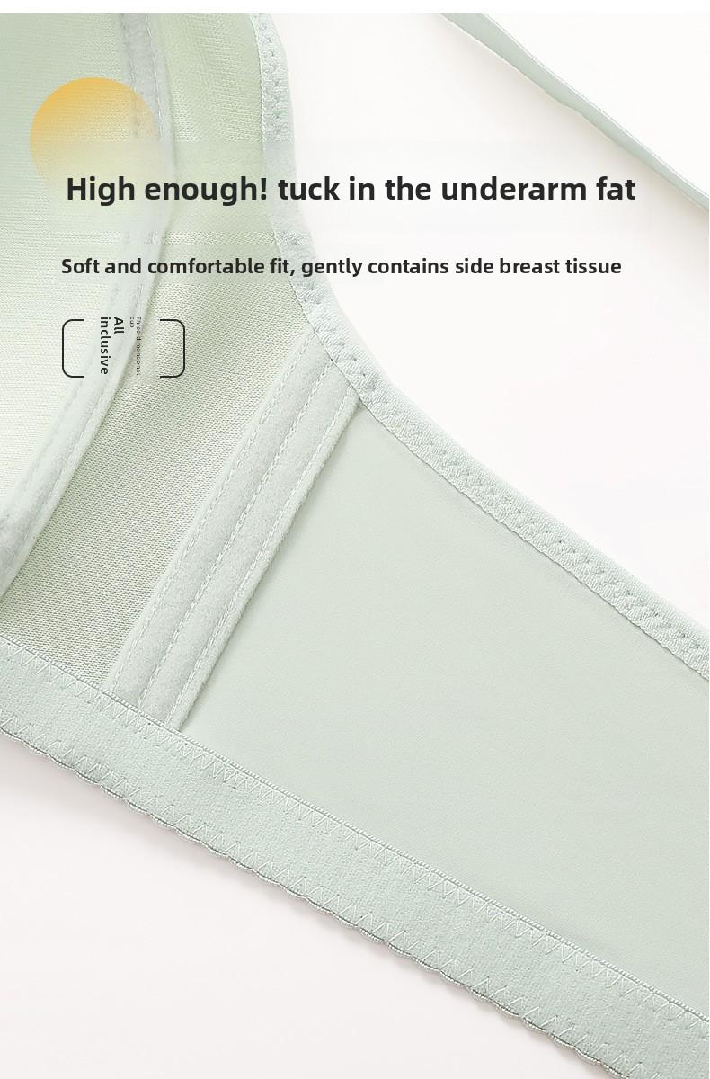 6 Pack Front Closure Bras for Women, Wire-Free Push Up Sports Bra with Removable Padding, No Dig Adjustable Straps, Seamless Full Coverage T-Shirt Bra, Comfortable Maternity Tank Top Style -RR