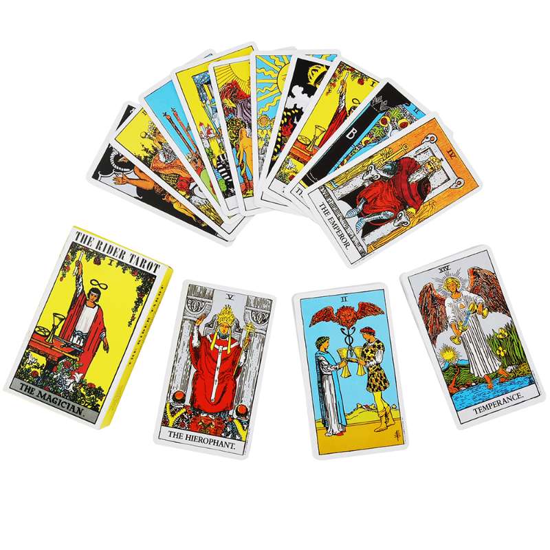 Waite Original Tarot Card Set, Includes 78 Cards & Guidebook, Ideal for Adults & Teens Aged 14+, Classic Tarot Game, Tarot Card Deck