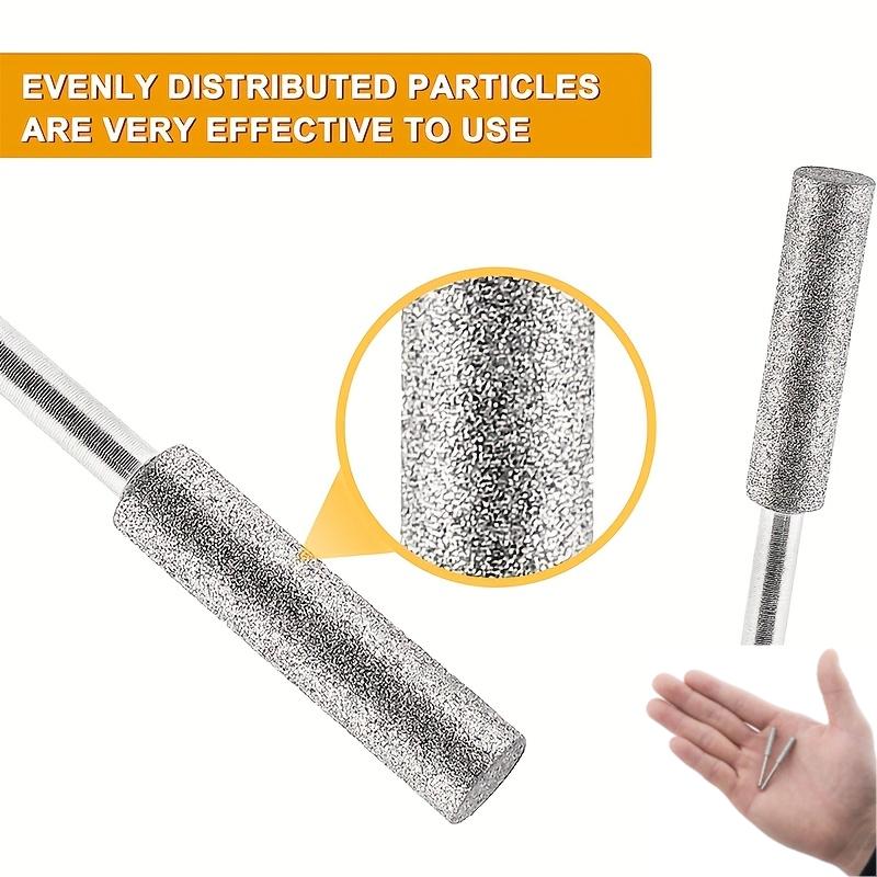 Diamond Chainsaw Sharpening Kit with Titanium-Coated Synthetic Jade Grinding Wheel - Heavy-Duty Metal Rotary Tool File, suitable for chainsaws, glass, and metal - No power required, professional use - Perfect gift for Christmas and New Year.