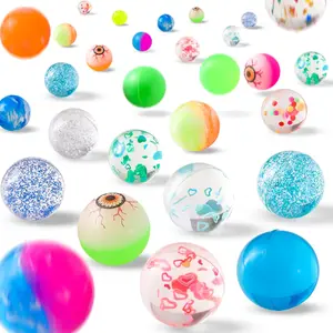 24 Pack 1.25 Inch   Bouncy Balls Interactive  Ball for Colorful Indoor  Favorite  with High Elasticity for Exercise and Interactive Play