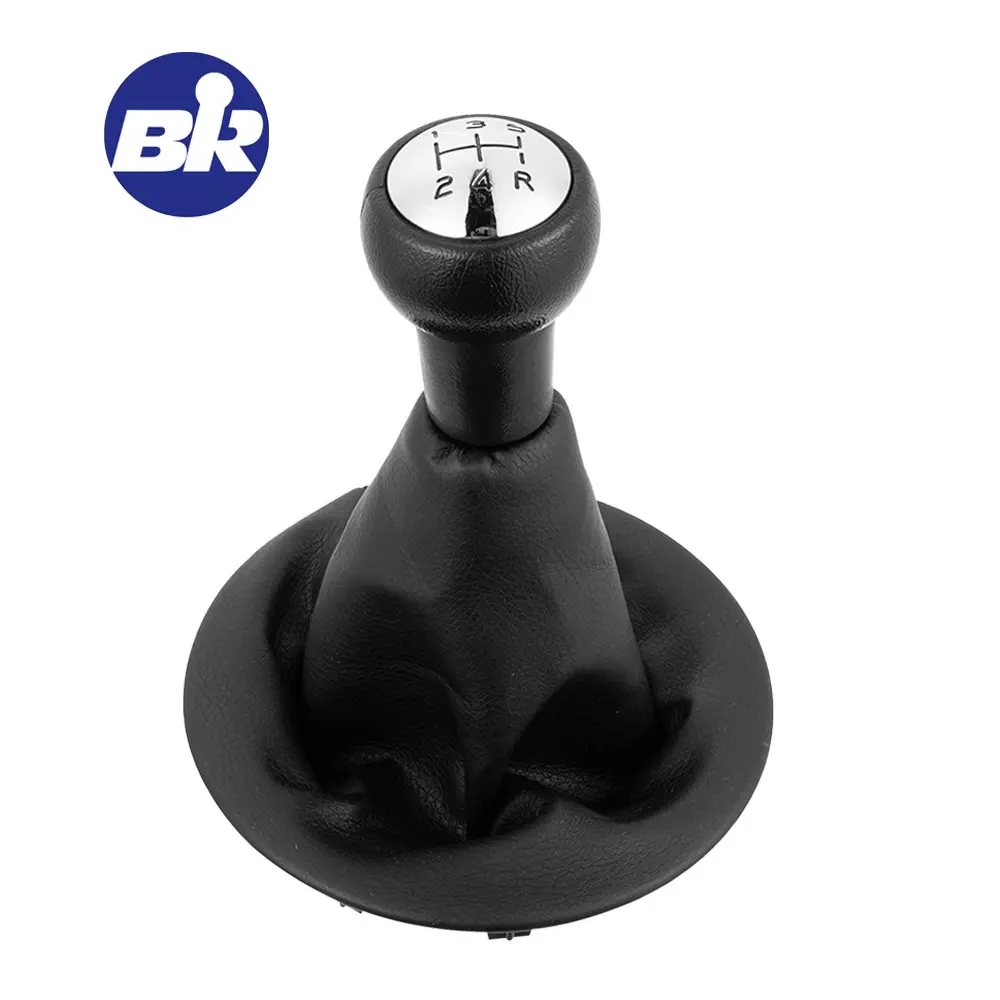 5-Speed Manual Gear Shift Knob with Dust Cover, Compatible with Citroën Berlingo Iii Mk3 and Peugeot Partner Ii 2008-2018 Models