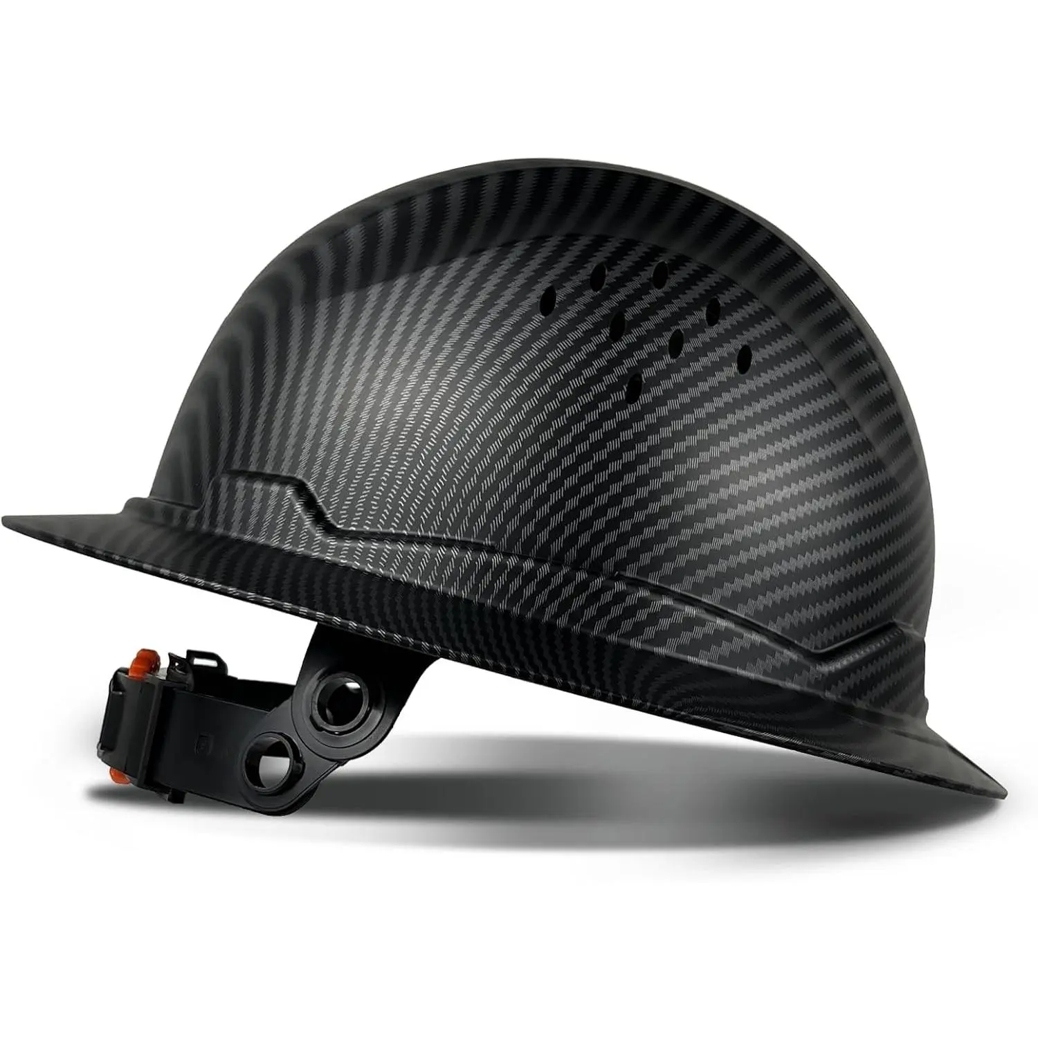 SBD-G1C Construction Full Brim Safety Helmet HDPE Hard Hat Vented Hardhats Carbon Fiber Pattern Industrial Work Certified ANSI/ISEA Z89.1