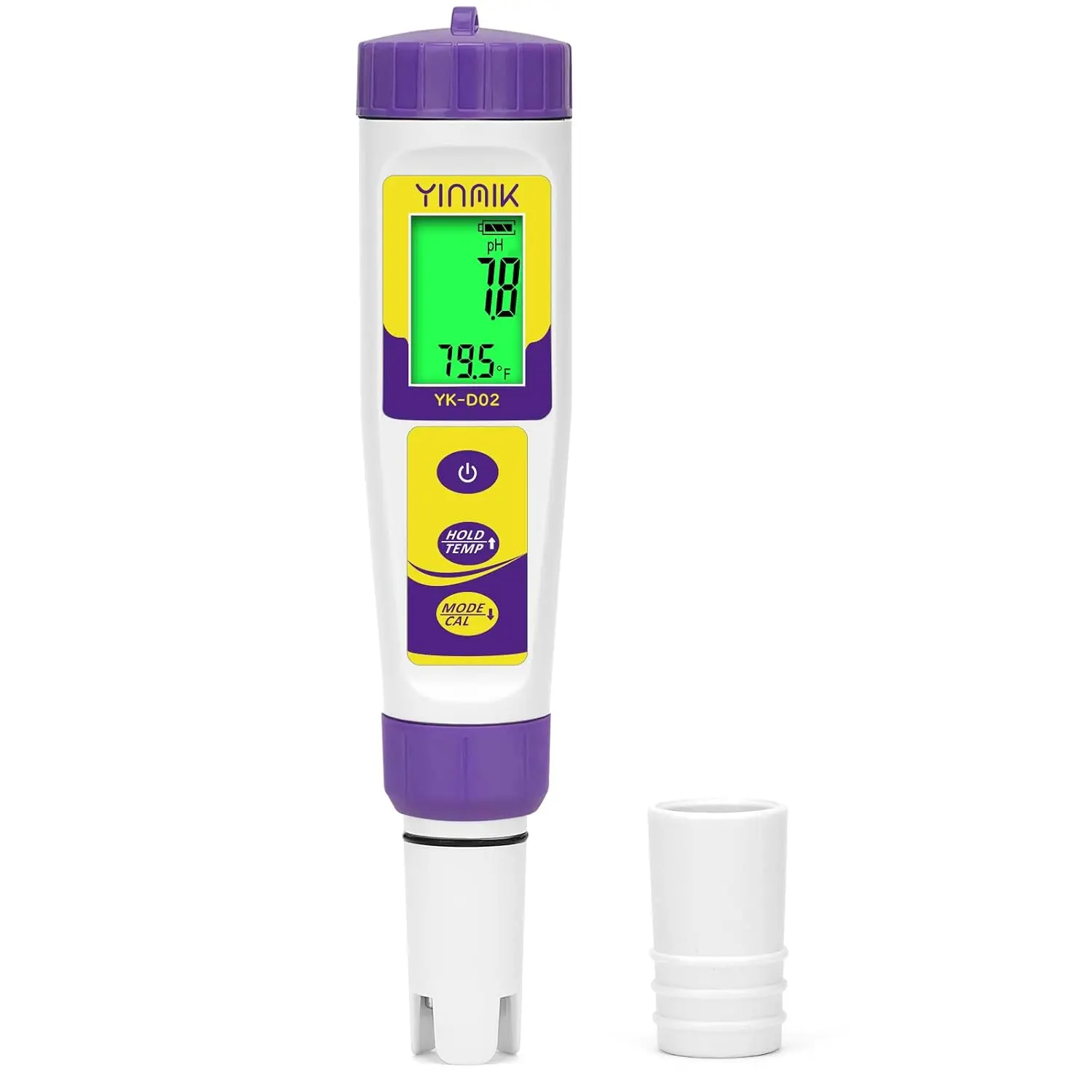 Pool pH ORP Meter, Hydrogen Water Tester, ORP Meter, TDS pH Meter for Drinking Water,  6 in 1 pH TDS H2 EC ORP Temp Water Quality Meter, Digital pH PPM EC