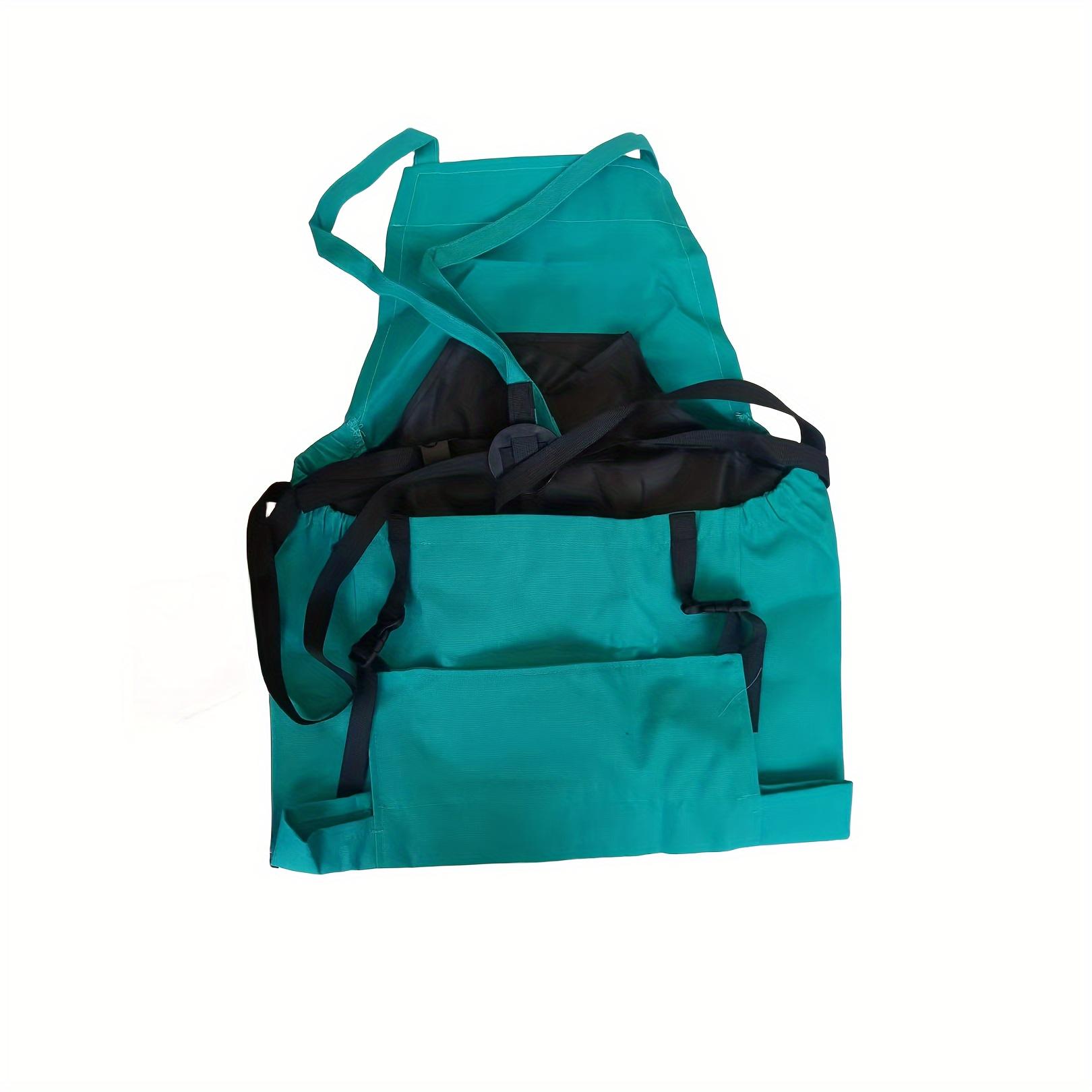 Garden Apron with Large Front Pocket & Harvest Bag, 1 Count Large Capacity Gardening Apron, Tool Organizer, Gardening Pick Bag, Gift for Father & Mother