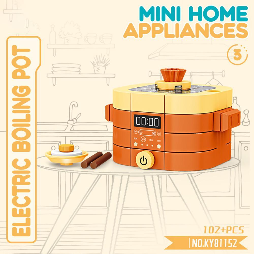 Coffee Machine Building Blocks, 1 Set Creative Mini Home Appliances Blocks Kit, Building Toys for Teenager, Creative Blocks Kit for Teenager, Bricks, Building Block Model