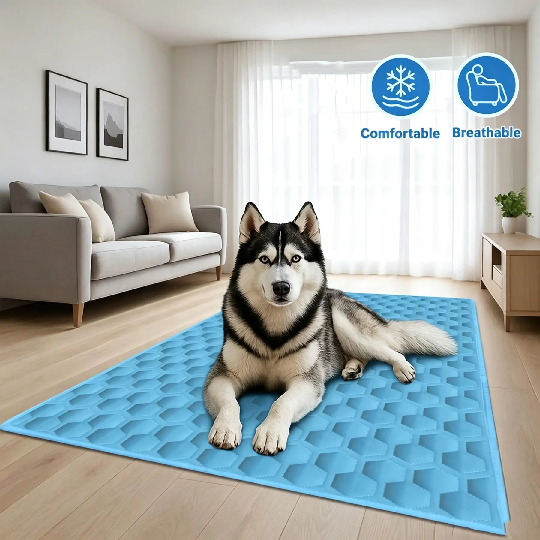 Summer Pet Bed Dog Mattress, Cat Bed for Small Medium Large Pets, Comfortable Summer Sleep Solution, Ideal for Dogs and Cats