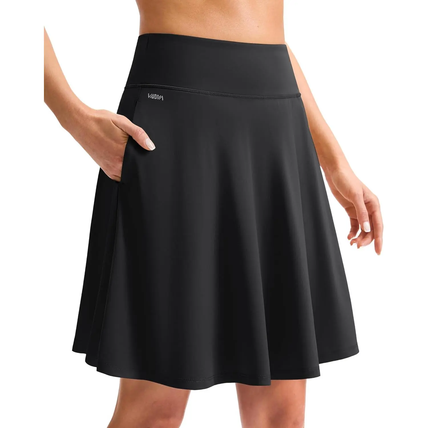 20'' Knee Length Skorts for Woman with Pockets Tennis Golf Athletic Skort High Waisted Long Skirts with Shorts(Gift)