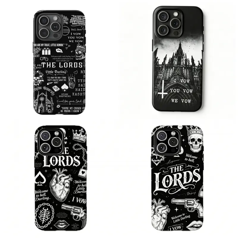 The LLords Dark Romance Phone Case, Booktok Reader Gifts,for iPhone 17 16 15 14 13 12 11 8 7 Plus Pro Max/X/XS/XR and for Samsung S21 S22 S23 S24 S25 S26 Fe/Plus/Ultra,The Best Gift for Yourself, Partner,Friends, and Family, Phone Accessories