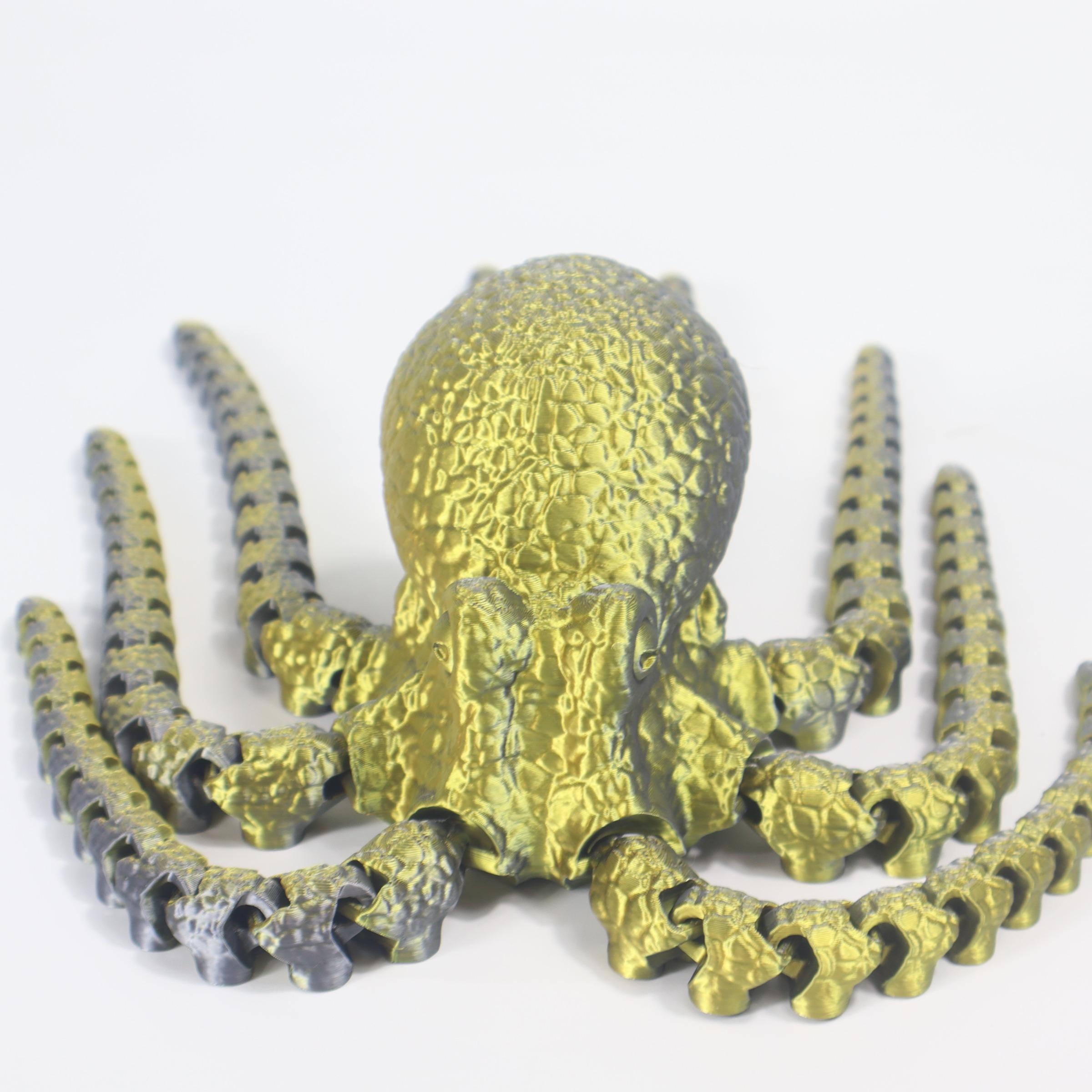 3D Printed Octopus Design Ornament, 1 Count Colorful Joint Movable Octopus Statue, Home Decor for Living Room, Bedroom, Party Decoration, Animal Design, Home Decor Ornaments