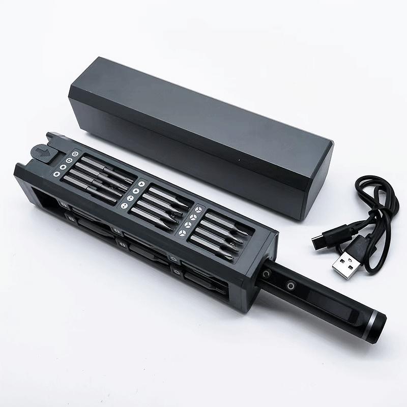 Electric Screwdriver Set, Rechargeable Wireless Precision Screwdriver with 5 Adjustable Levels, Multifunctional Maintenance Tool Combination Set, Cordless Power Screwdriver, Rechargeable Tools