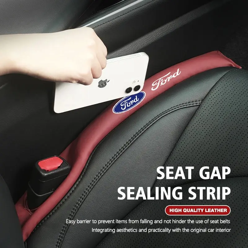 Car Interior Seat Gap Plug Anti-leak Strip Filling Pad, Automotive For Ford Mustang F150 Explorer Expedition Escape Bronco Focus Ecosport Maverick Ranger S-MAX Mondeo F250 F350 Kuga EDGE KA Fusion Taurus Escort