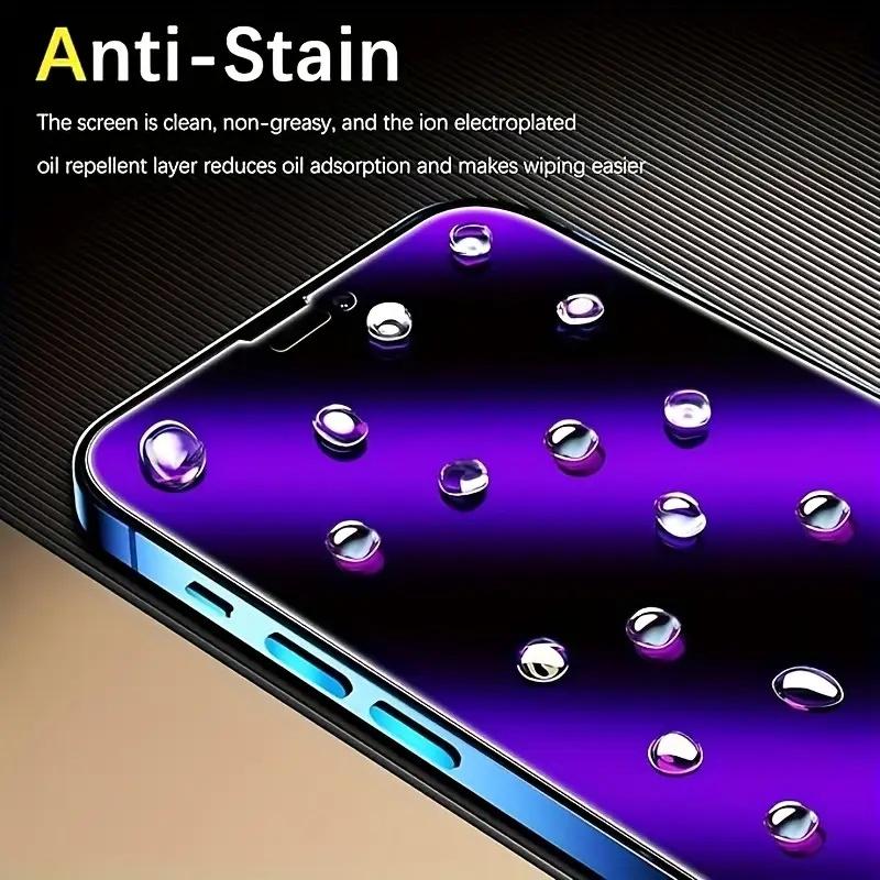 Privacy Phone Screen Protector, 3 Counts Anti-scratch Phone Screen Protective Film, Phone Accessories Compatible with iPhone 16 15 14 13 12 11 Pro Max, Cover