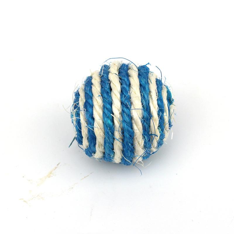Cat sisal ball, cat toy ball, cat teasing and walking toy, cat scratching ball, pet supplies