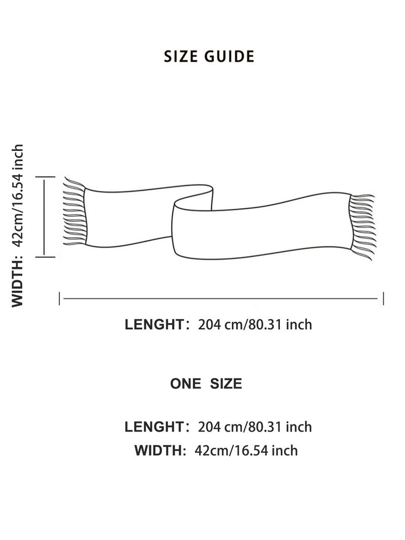 Women's Plaid Print Tassel Decor Scarf, Checkered Scarf, Casual Soft Warm Shawl for Fall & Winter, Fashion Accessories for Daily Wear