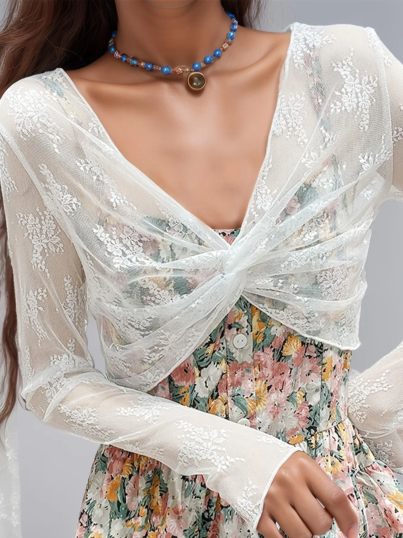 Summer Mesh Cami Dress Outerwear, Lightweight Lace Short Wrap, Stylish Air Conditioning Cover-Up, Sheer Cover Ups, Perfect for Warm Weather
