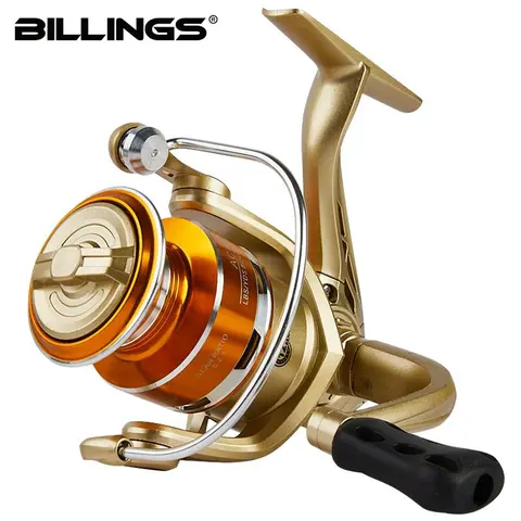 Billings AC 1000-7000 Series Spinning Reel, Fishing Reels, 1 Count, 5.2:1 Gear Ratio, 22lb Max Drag, Durable Metal Spool, Saltwater Ready Reel, for Freshwater & Saltwater Fishing, Fishing Tackle, Fishing Equipment, Fishing Tools
