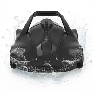 Automatic Robotic Pool Vacuum, Electric Pool Cleaning Robot with Remote Control, Debris Removal System