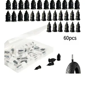 Tubeless Tire Repair Kit - 60PCS Tire Repair Plugs with Tools, Outdoor-Use Kit for , Motorcycles 26 inch upgrade mtb bike movcane