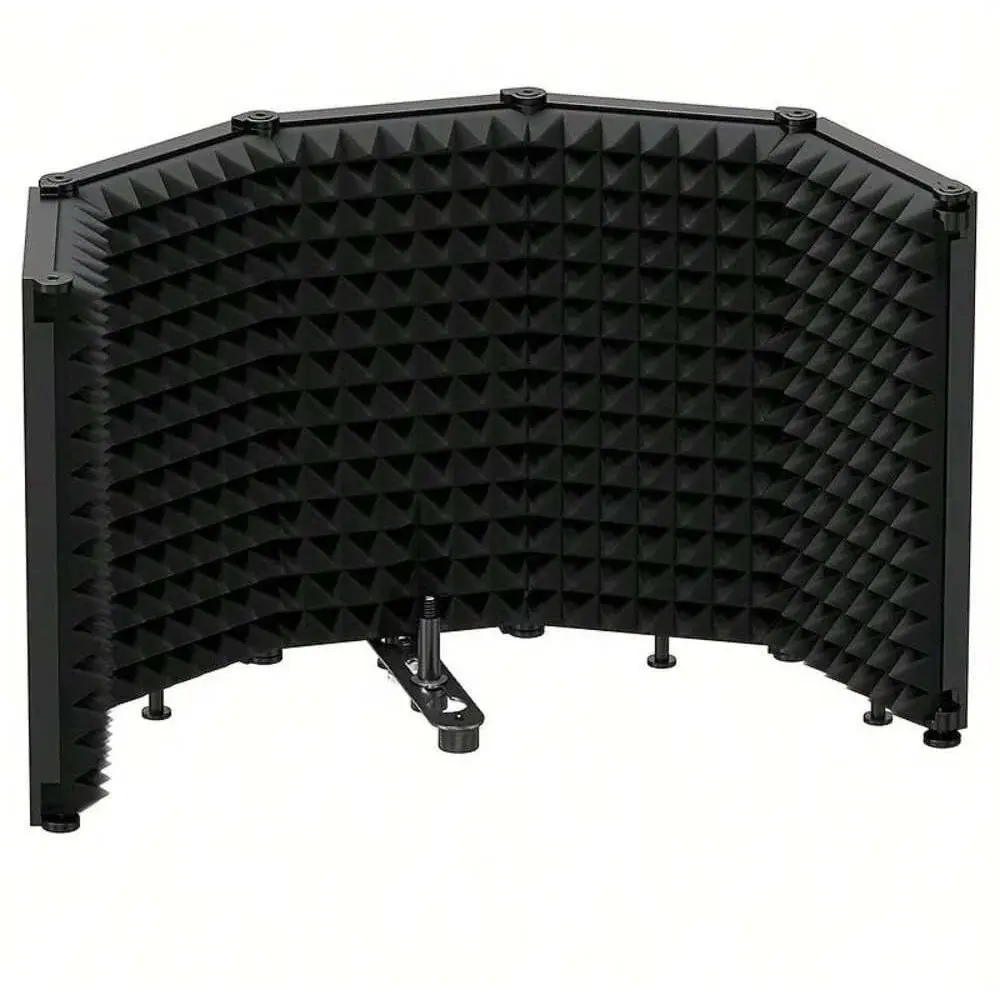 Noise-Reducing Microphone Cover, High-Density Sound Absorption Design, Ideal for Studio and Home Use, Durable Audio Equipment Protection