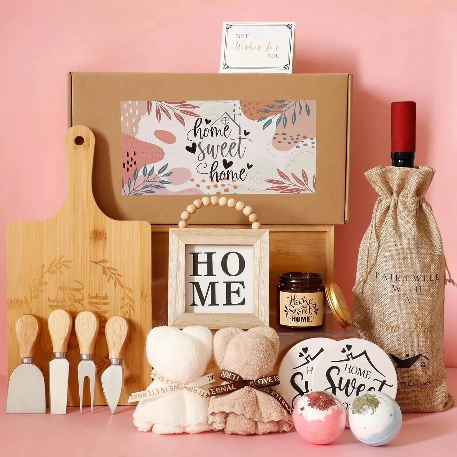 House Warming Gifts  , Housewarming  Ideas for Women,  Apartment Housewarming Baskets, Welcome Basket, Closing Gifts for  Buyers