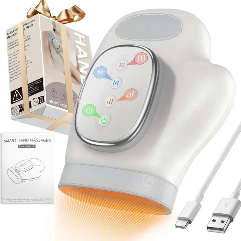 Heat Therapy Hand Massager, Ultimate Relief for Hands, Wrist, Fingers, Arthritis, Carpal Tunnel Syndrome, Ideal Gift for Men and Women