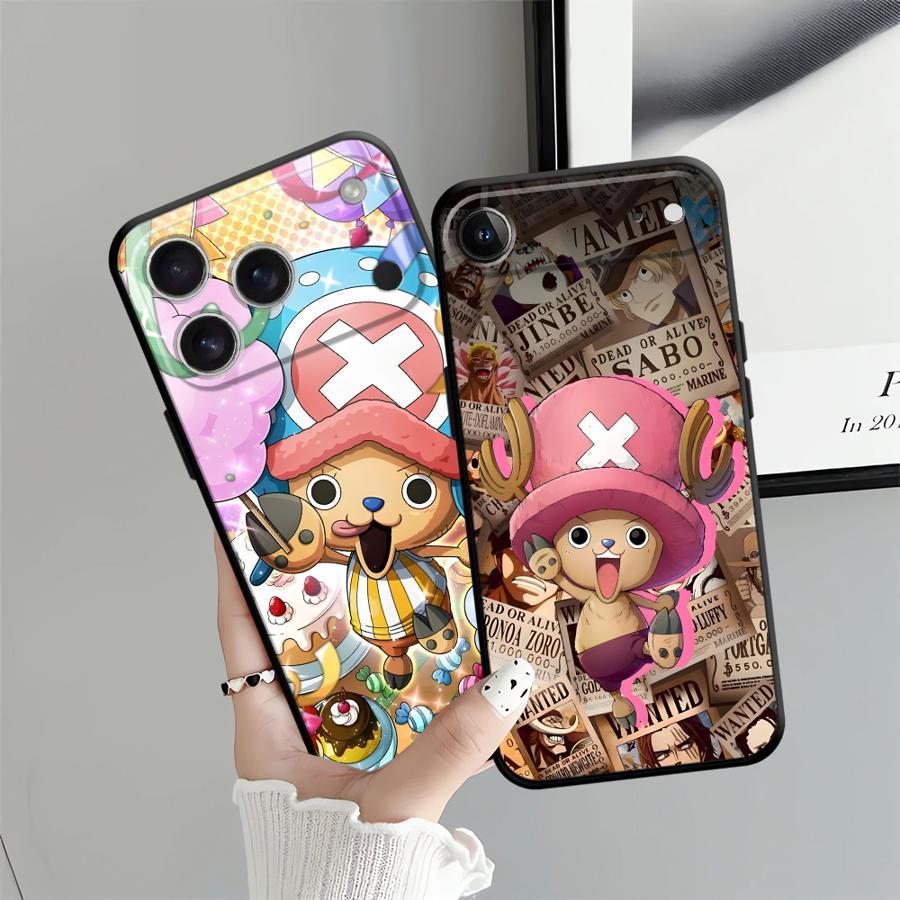 One e P-Peice Chopper-S Black Soft Phone Cover Case for iPhone 13 12 11 17 Pro Max 17Air 15 16 14 Plus 7 8 XR XS Max