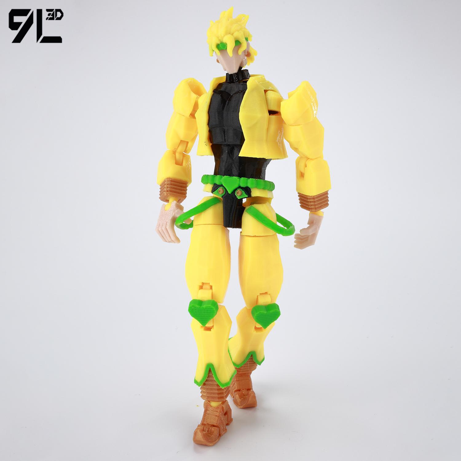 ​9L3D Lucky13 JoJo's Jotaro Kujo Action Figure Dummy13 with Star Platinum T13 Multi-Jointed 3D Printed Collectible Toys Titan13popular popular