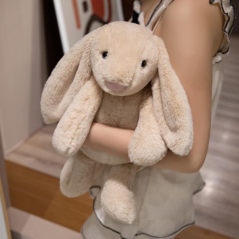 Cute Rabbit Plush Toy, 1 Count Soft & Comfy Plush Doll, Cuddly Stuffed Animal, Stuffed Animal Birthday Gift, Home Decor, Room Decor