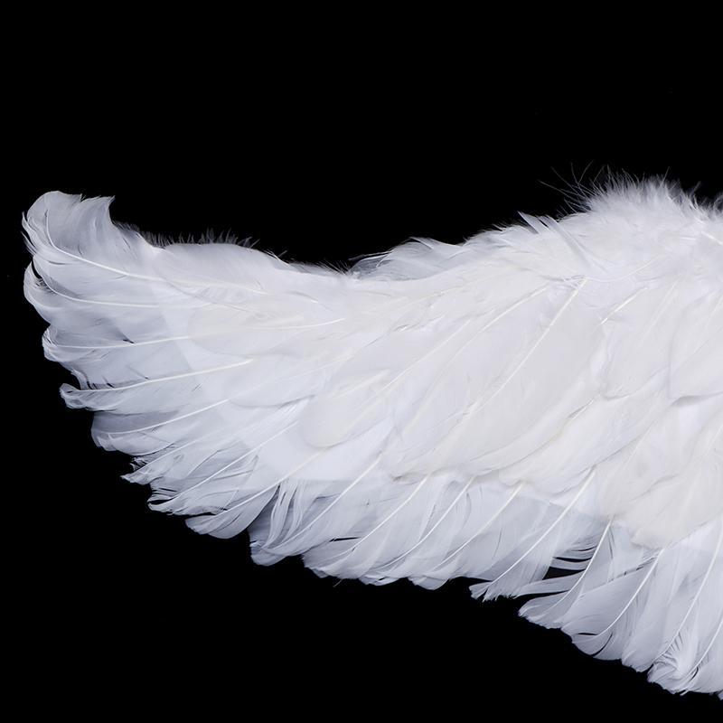 Kids Adult Party Swallow White Angel Feather Wings Halo Magic Wands Cosplay Elastic Straps Wedding Halloween Birthday Props