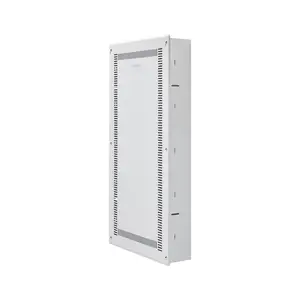 VEVOR Structured Media Enclosure, 28-Inch, Recessed in-Wall Media Box with Cover, Wall-Mount Cable Management Box Kit, Structured Wiring Multi-Media Cabinet, Cold-Rolled Steel, for TV Home Theater