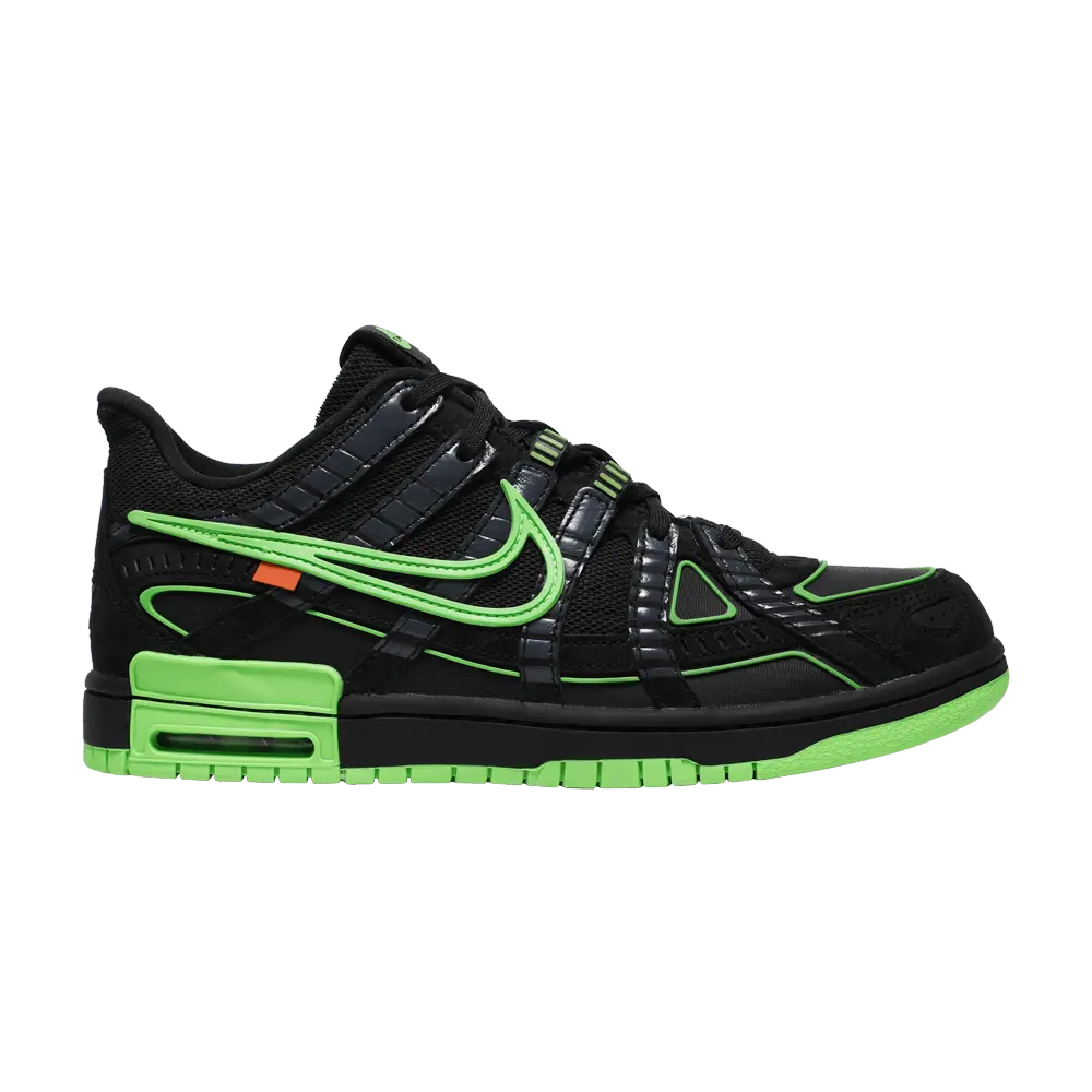 Off-White x Nike Air Rubber Dunk 'Green Strike' (Unisex) Black/White/Green Strike sneakers CU6015 001