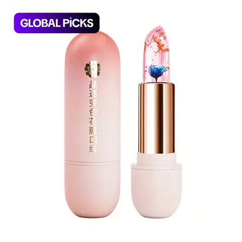 Juicy Temperature Color-Changing Lipstick, Moisturizing Flower Lip Balm, Moisturizing Lipgloss, Hydrating Lip Gloss, Lip Product for All Occasions #GLOBAL PICKS