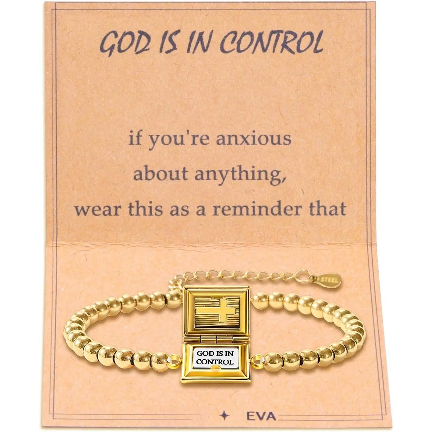Faith Gifts for Women Teens, Faith Over Fear , Personalized Flip-top Inspirational  Bracelet  Verse  Religious Prayer  for Her
