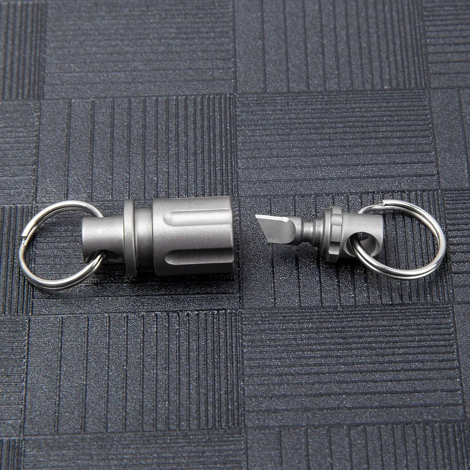Mini Separable Edc Keychain, Detachable Keychain, Portable Unboxing Knife Clip, Compact and Lightweight Design, Ideal for Daily Use, Easy to Carry