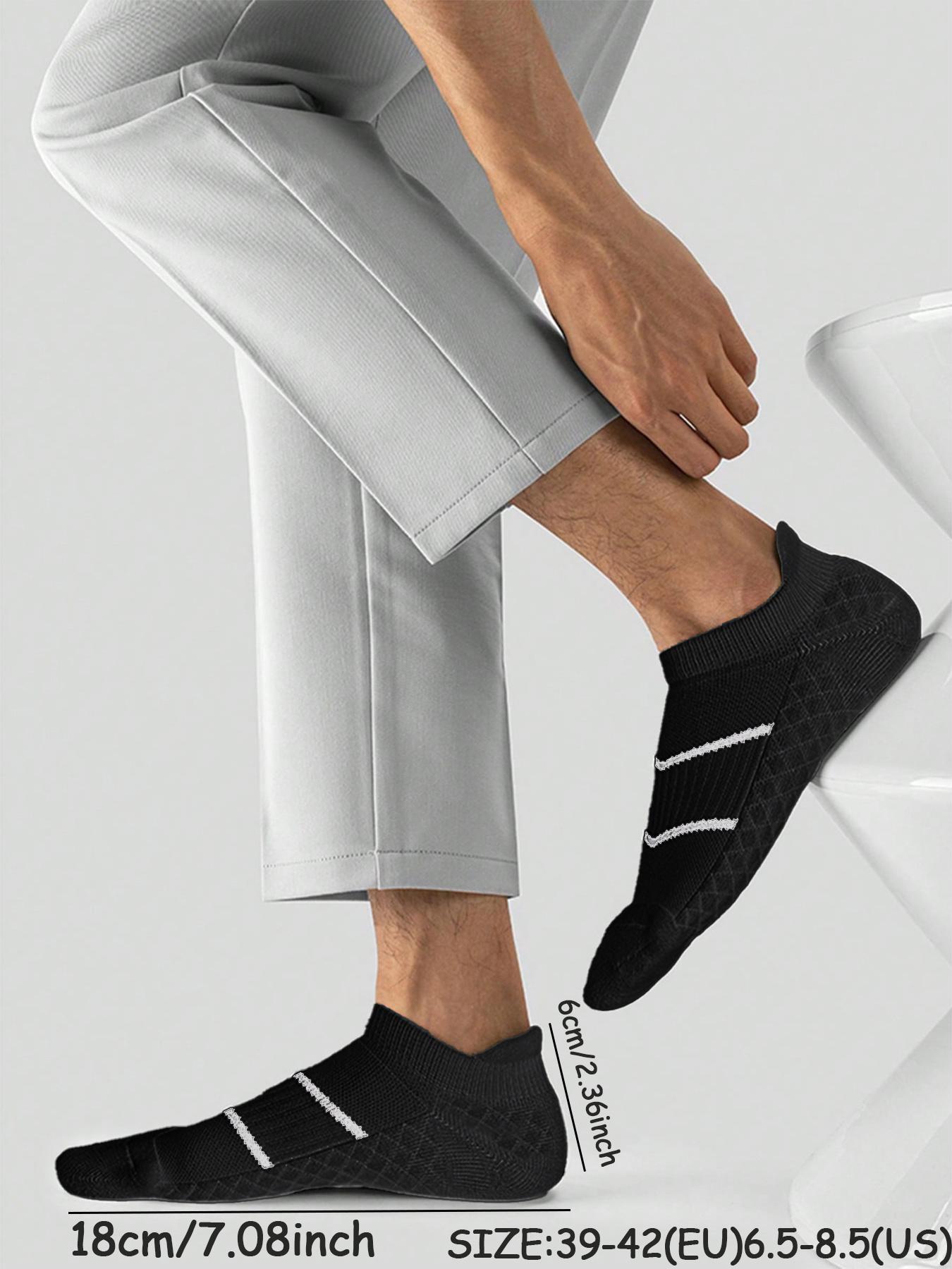 Unisex Striped Print Ankle Socks, Moisture Wicking Breathable Socks for All Seasons, Summer Outfits 2024, Athletic Running Socks for Men & Women