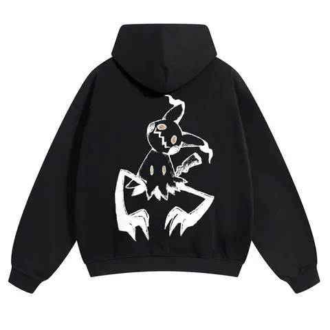 Unisex Dark cute ghost style playful smiling face Graphic hoodie Personalized Pattern Y2k Clothing Round Neck hoodie,Women's Clothing, Menswear, Top, Vintage Style,Summer Casual Oversized