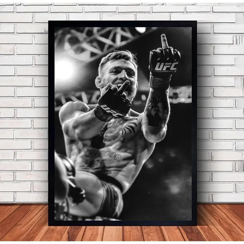 Canvas print, poster, wall poster Conor Mcgregor Boxing Poster Canvas Wall Art Family Bedroom Decor