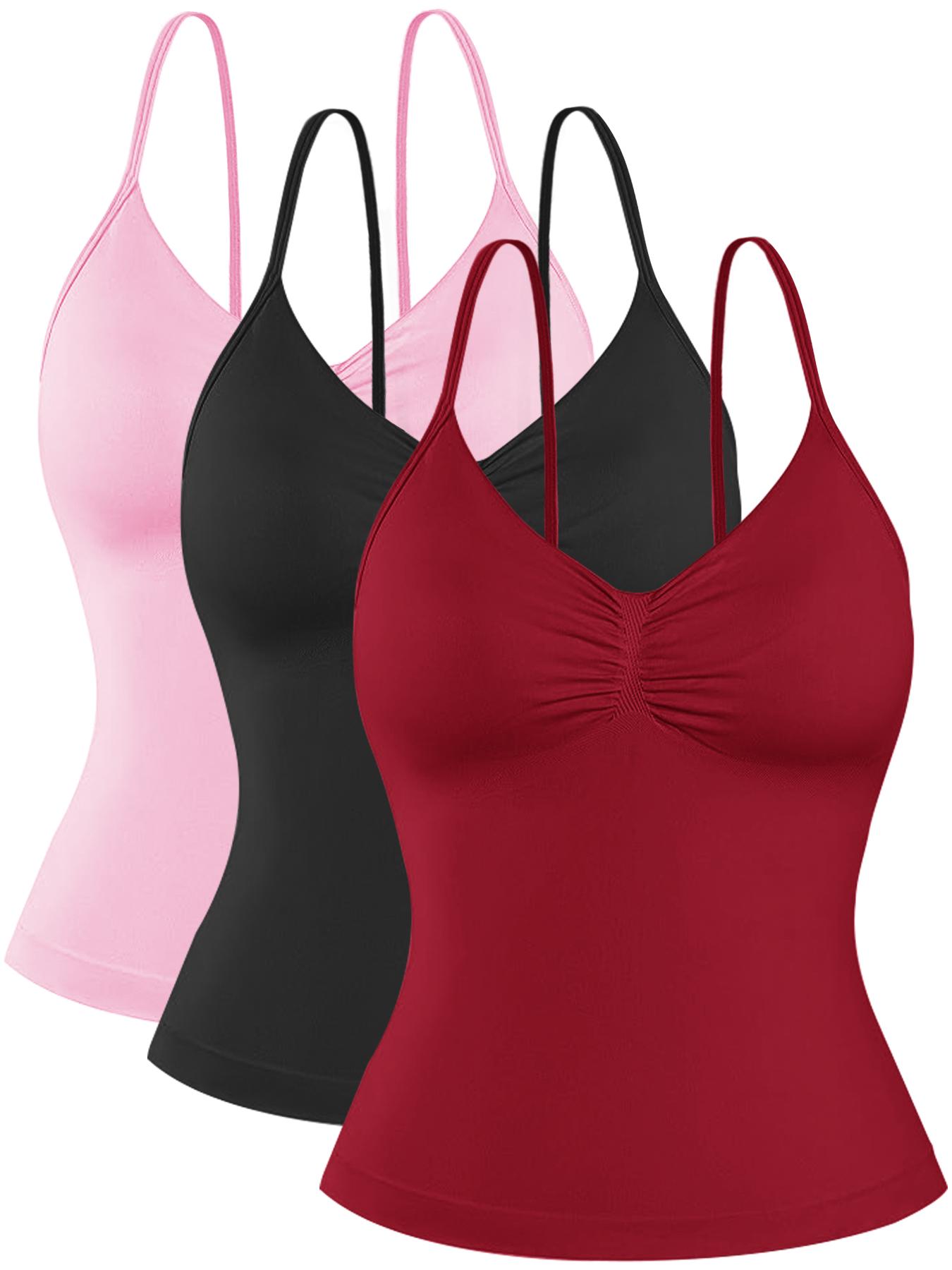 Women's Solid Color Sports Singlet, Tight-fitting Adjustable Spaghetti Strap Backless Sleeveless Sports Top for Yoga Gym Workout, Ladies Sportswear for Indoor Outdoor Wear, Casual Workout Tops, Gym Workout Clothes, Athletic Yoga Tops