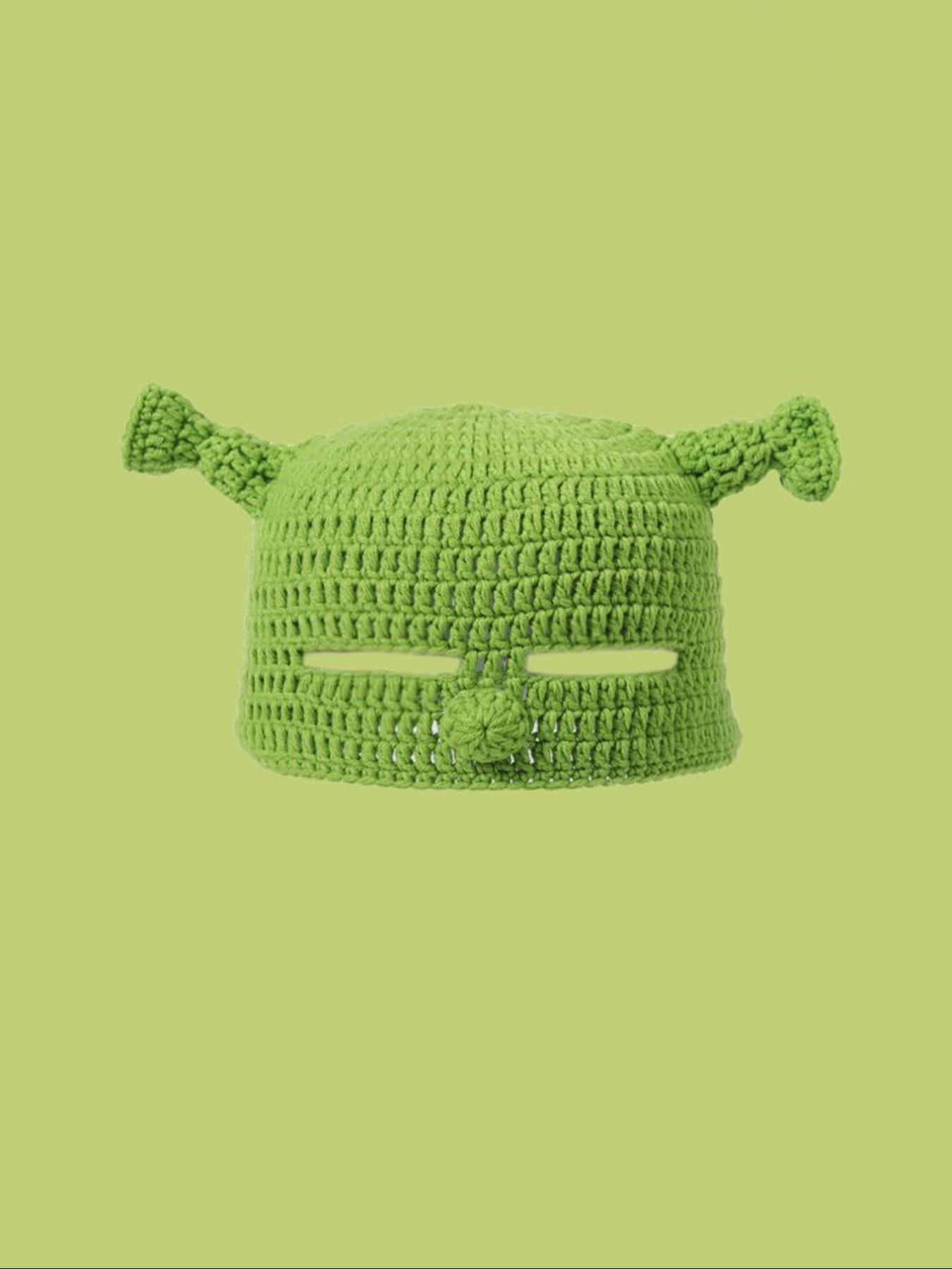 Cute Cartoon Clown/Panda Design Beanie Hat, Casual Thickened Windproof Braided Crochet Warm Knit Hat for Fall & Winter, Fashion Accessories for Both Men & Women, Animal Hats