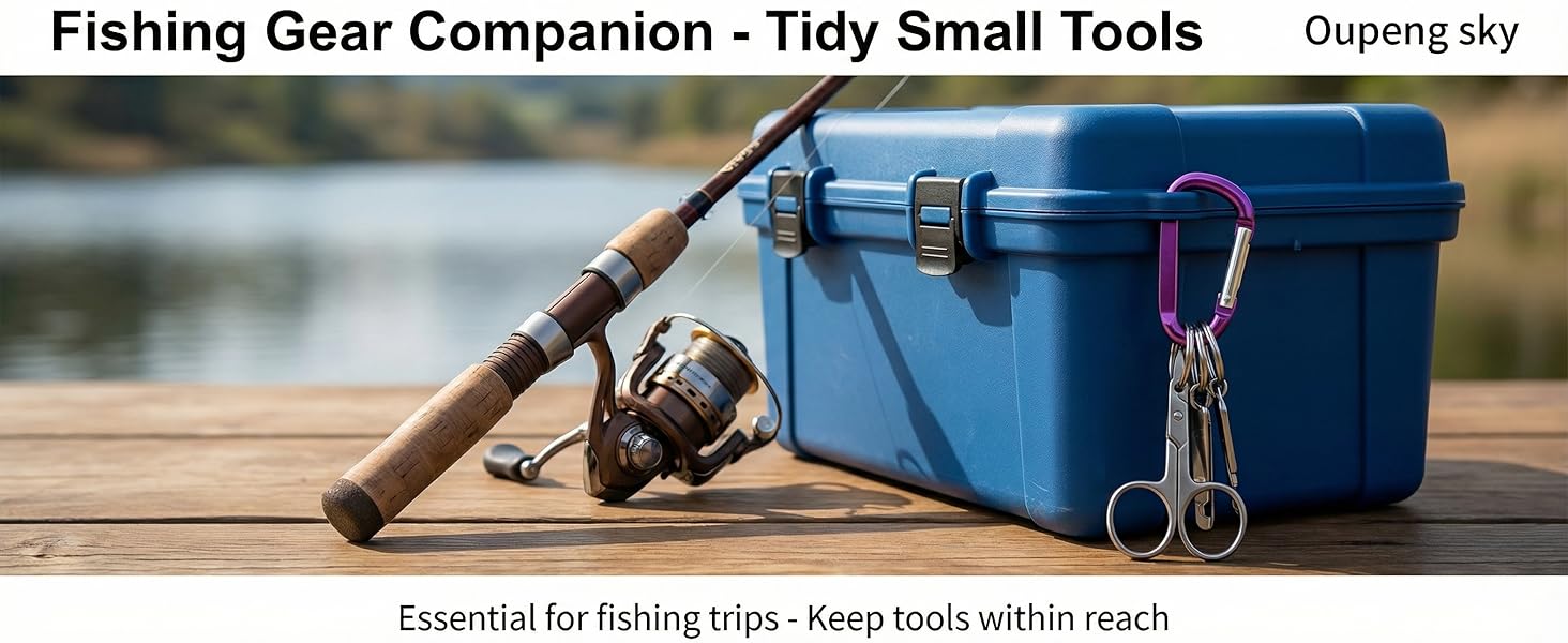 12PCS Carabiner Keychain Clip-3" Aluminum Caribeener Key Clip,D Ring Shape Nonlocking Carabeaner Hook Buckle,Multi-Function Spring Snap Key Clips Tool for Home,Camping,Hiking,Traveling,Backpack