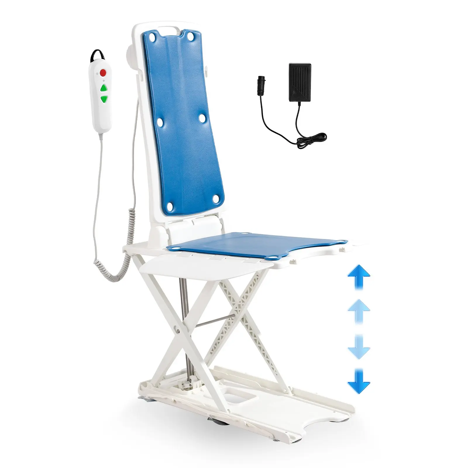 【DealsForYouDays】VEVOR Electric Chair Lift, Devices to Lift Elderly off Floor for Elderly, 3.03-19.96 inch Height Adjustable, Support Up to 310 LBS, 45 Tilt for Comfortable Leaning, for Seniors, Patient, Elderly