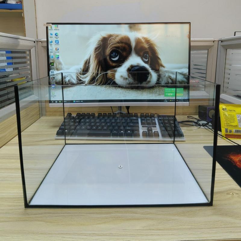 Glass Fish Tank Goldfish Tank Living Room Office Desk Black Coated Right Angle Tempered Ecological Aquascape Low Maintenance Small Hamster Glass Fish Tank Goldfish Tank Living Room Office Desk Black Coated Right Angle Tempered Ecological Aquascape Low Maintenance Small Hamster