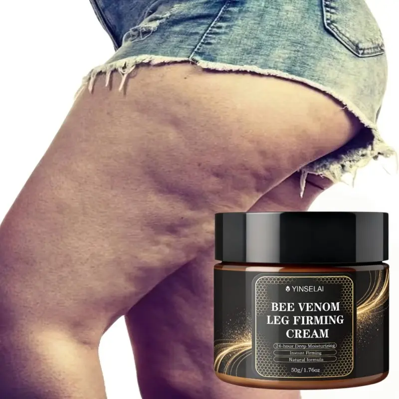 Bee Venom Leg Firming Cream, Natural Gentle Formula, Moisturizing Firming, 24hr Deep Hydration, Instantly Tightens Loose Legs, Reduces Cellulite, Daily Body Massage Cream