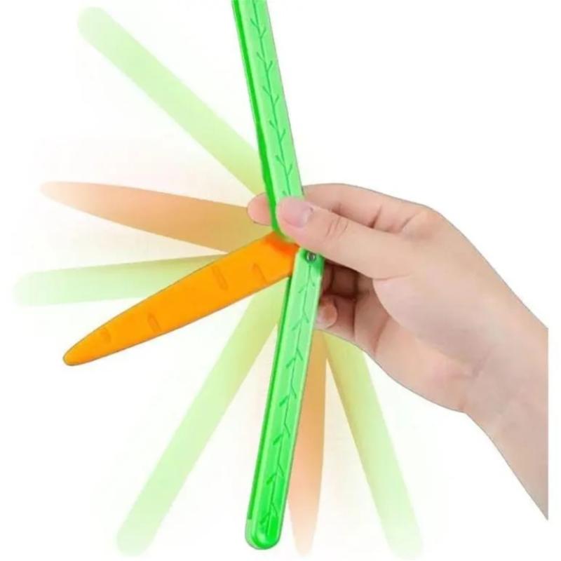 Carrot Butterfly Decompression Toy, Stress Relief Fidgeting, Rich Colors & Original Shape, 3D Printed Sturdy Toy, Large Size Ideal for Relaxation