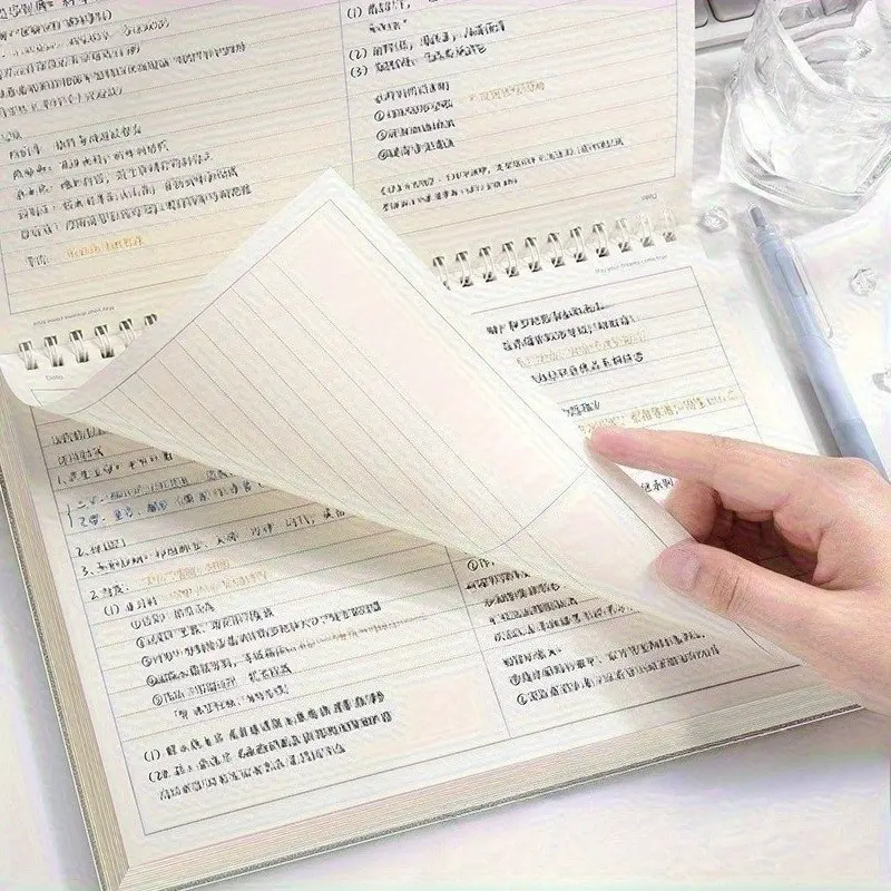 120 Page Spiral Notebook B5, Thick Paper with Dividers, Lined Pages, Matte Cover, Ideal for Study Notes, Durable Binding, School Use, Student Notebook