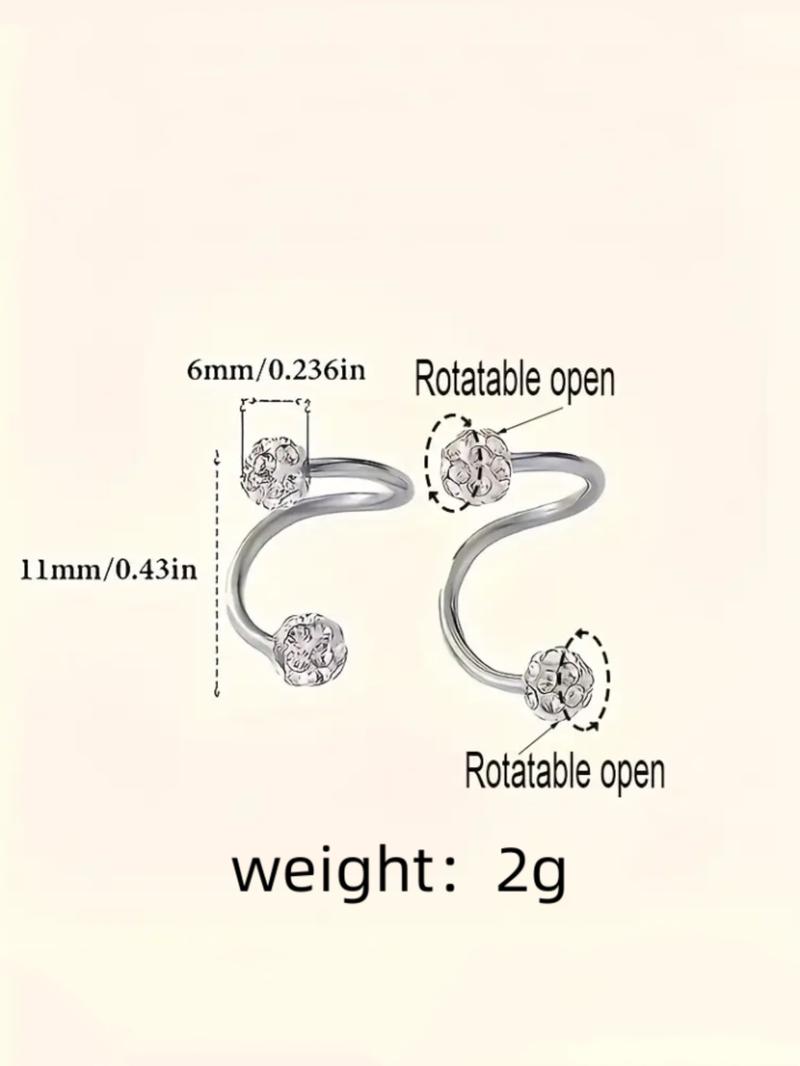 Women's Elegant Rhinestone Decorated Earrings, Exquisite Trendy Earrings, Fashionable Jewelry for Women for Party & Daily Clothing Decor, High Quality Earrings