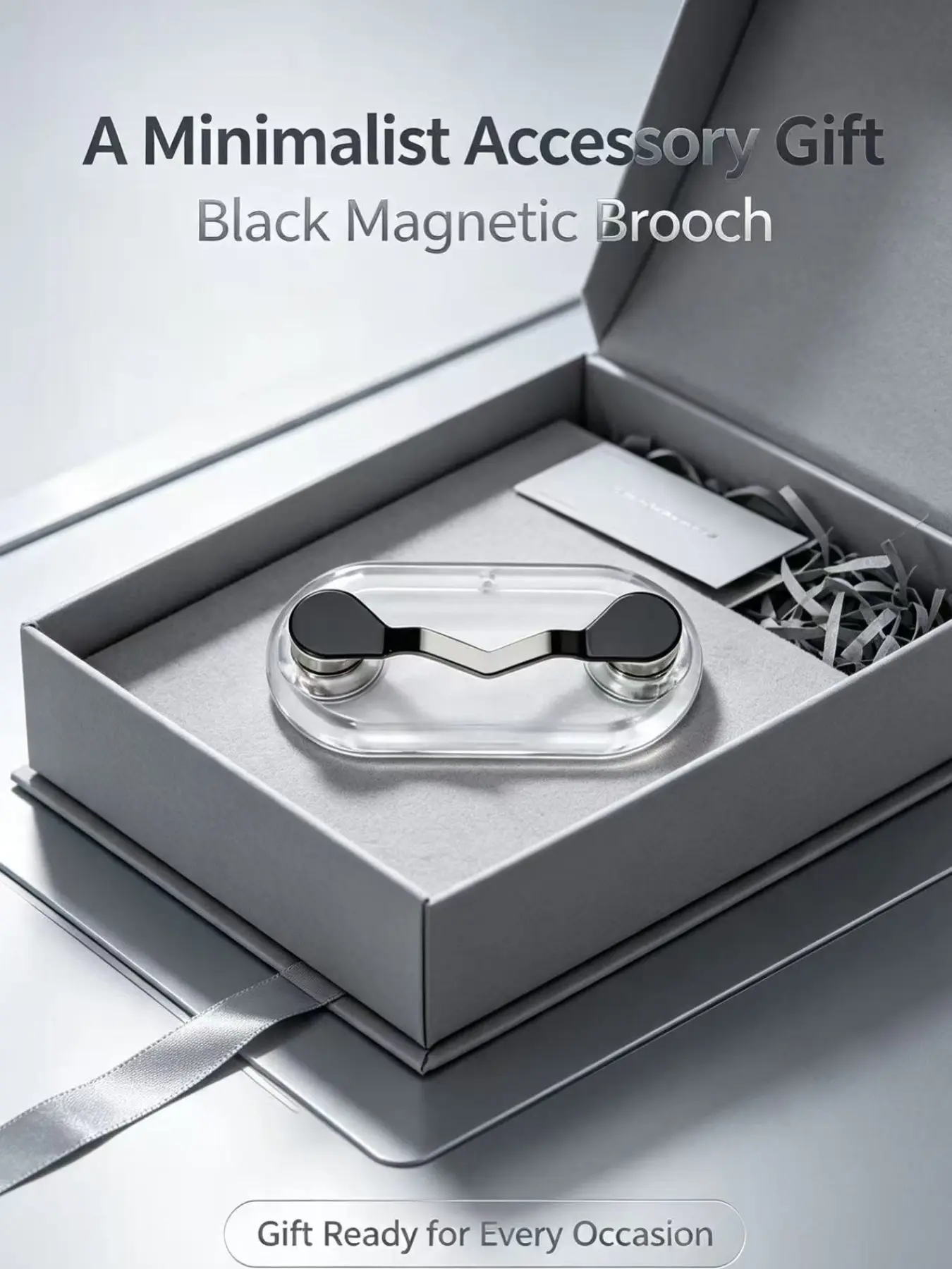 Magnetic Glasses Holder - Premium Strength Magnetic Hold - Fits All Frames - Lifetime Warranty - Made in USA - Secures and Protects Readers, Sunglasses, Blue Light Glasses, or Safety Glasses - Badge Holder Accessory